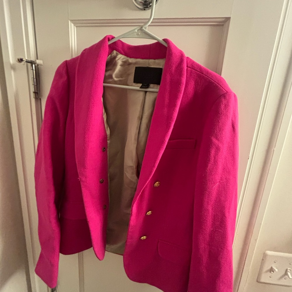 J Crew Hot Pink Blazer 🩷